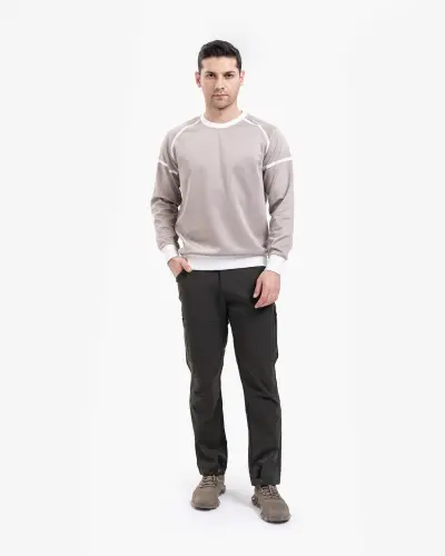Oversize Sweatshirt - BEJ - 7SABER (1)