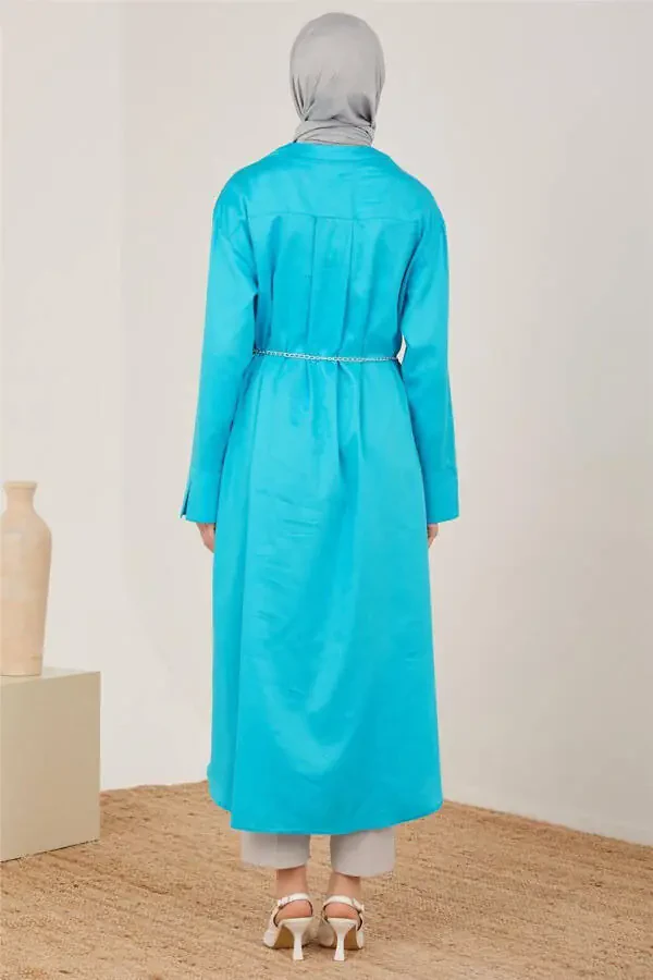 Oversize Tunika Kiyim 23y4502 Aqua - 6