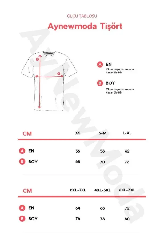 Oversize Unisex Basic T-shirt-siyahh7 - 3