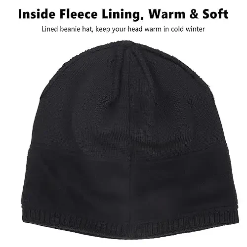 Oversize XXL Beanie Hat for Big Heads 23.6