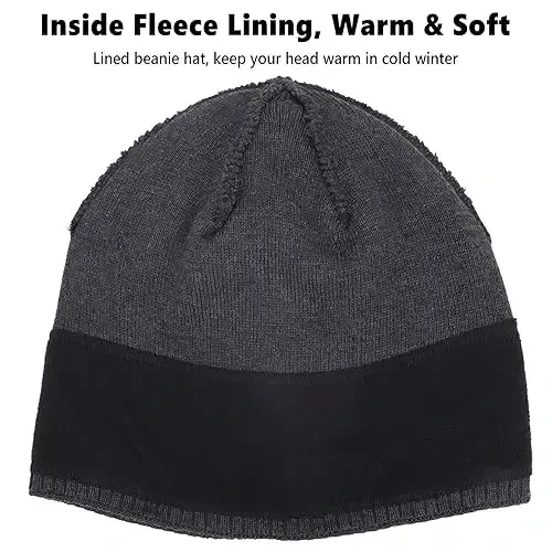 Oversize XXL Beanie Hat for Big Heads 23.6