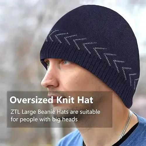 Oversize XXL Beanie Hat for Big Heads 23.6
