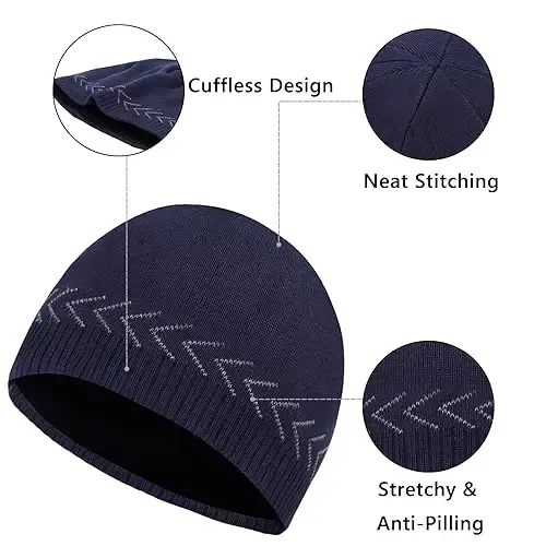 Oversize XXL Beanie Hat for Big Heads 23.6