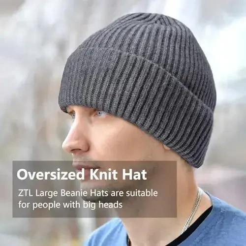 Oversize XXL Katta Beanie Katta Boshlar uchun 23.6