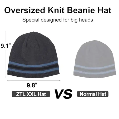 Oversize XXL Katta shapka katta boshlar uchun 23.6