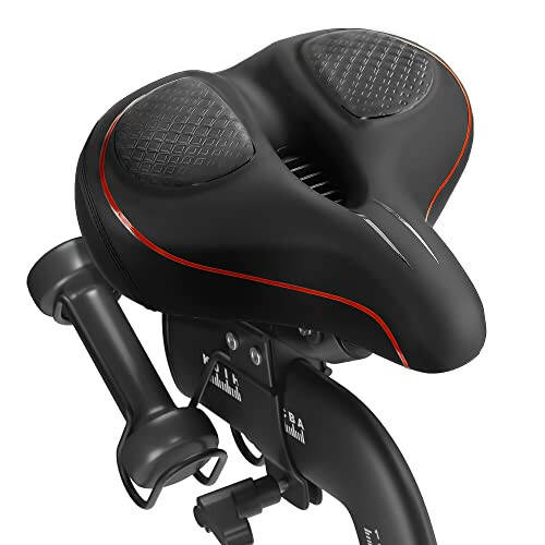 Oversized Bike Seat for Peloton Bike & Bike+, Comfort Seat Cushion Compatible with Peloton, Road or Exercise Bikes, Bicycle Wide Saddle Replacement for Men & Women, Accessories for Peloton - 1