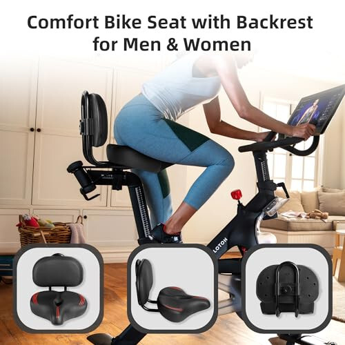 Oversized Bike Seat for Peloton Bike & Bike+, Comfort Seat Cushion Compatible with Peloton, Road or Exercise Bikes, Bicycle Wide Saddle Replacement for Men & Women, Accessories for Peloton - 6