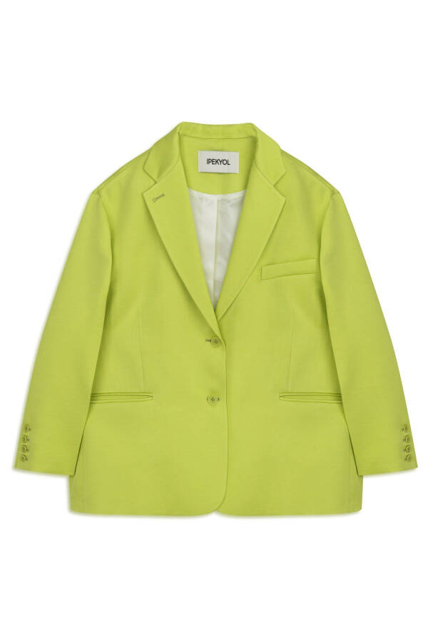 Oversized Blazer with Padding - 2