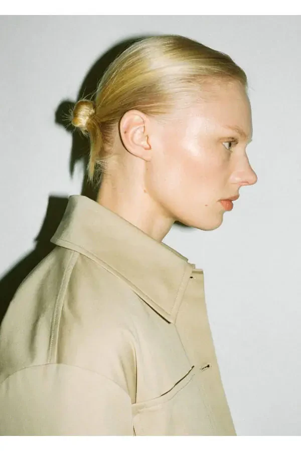 Oversized button-down utility jacket - 5