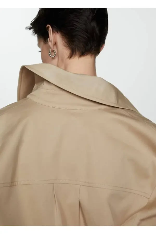 Oversized button-down utility jacket - 7