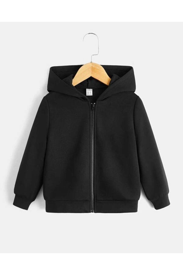 Oversized Children's Unisex Plain Cardigan - 1