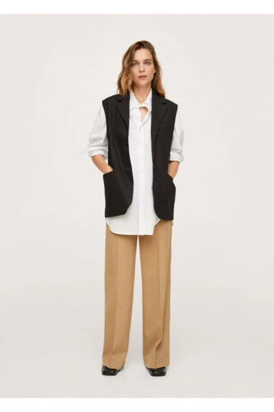 Oversized Fabric Jacket - MANGO (1)