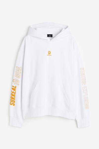 Oversized Hoodie with Print - 1