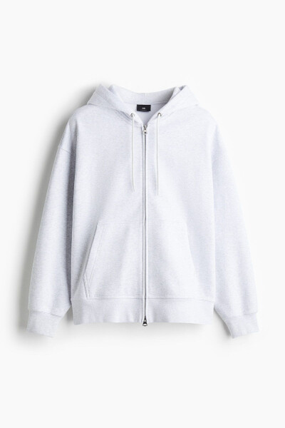 Oversized Hoodie with Zip - 4