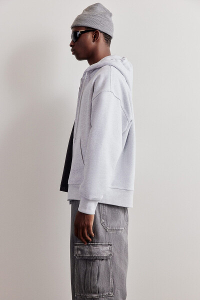 Oversized Hoodie with Zip - 6