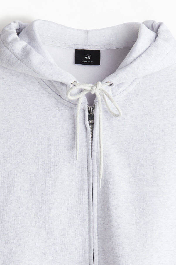 Oversized Hoodie with Zip - 7