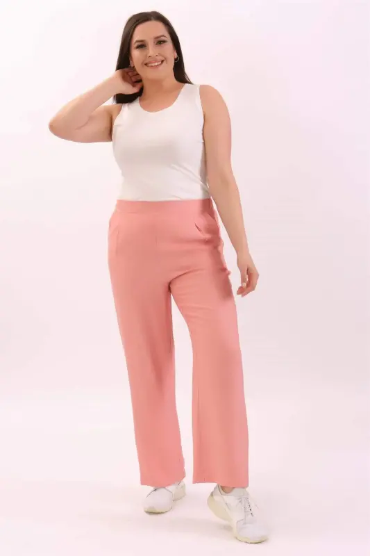 Oversized Linen Powder Trousers - 3