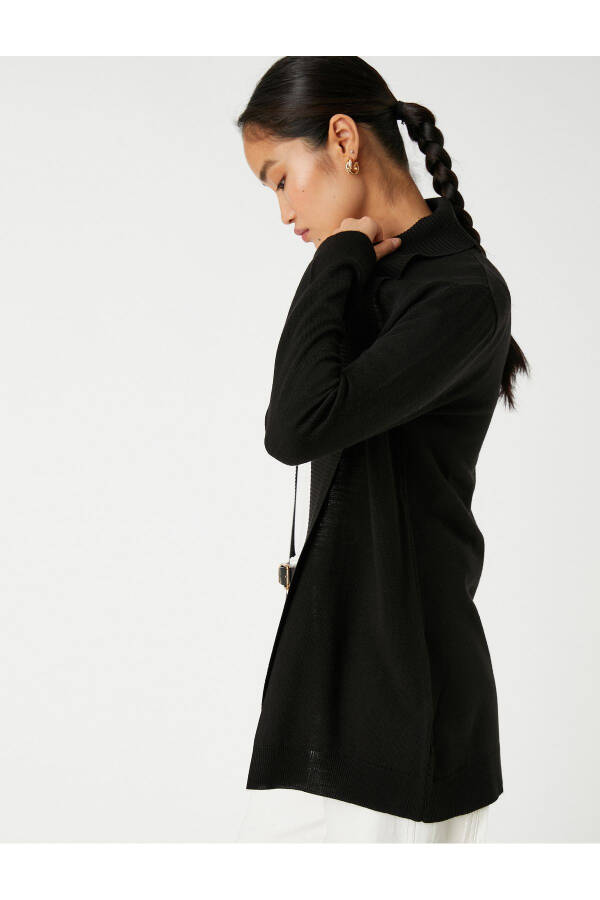 Oversized Long Cardigan - 1