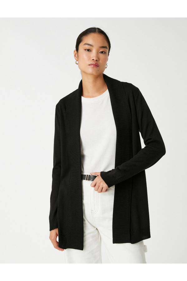 Oversized Long Cardigan - 3