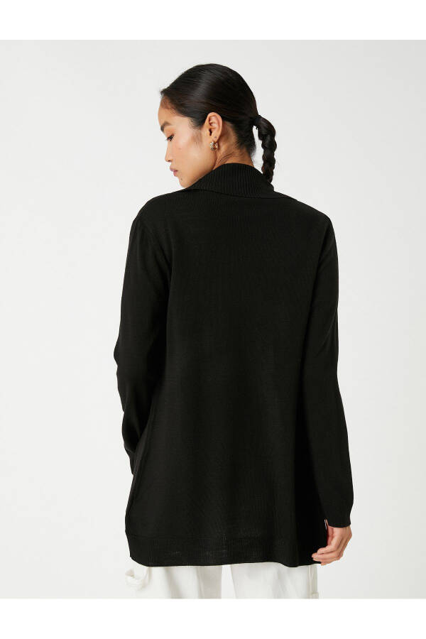 Oversized Long Cardigan - 4