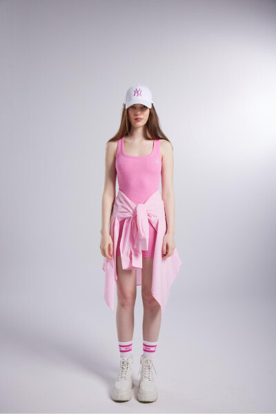 Oversized Pocket Lovesize Shirt Pink - 3