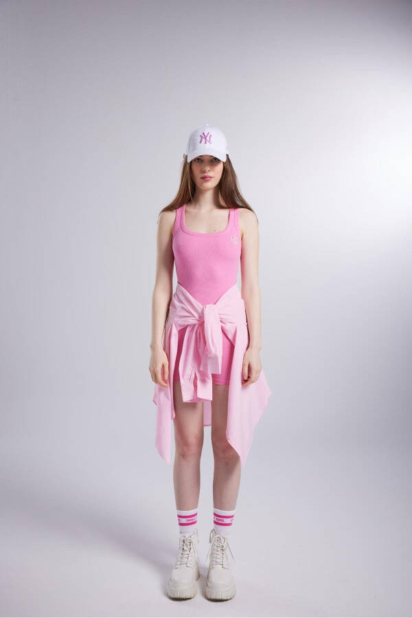 Oversized Pocket Lovesize Shirt Pink - 3