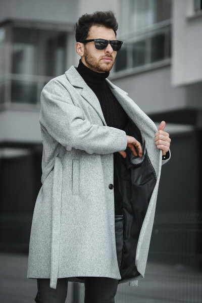 Oversized, relaxed fit, casual wool coat. - 2