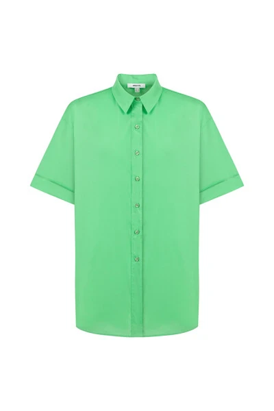 Oversized shirt with double sleeves. - 3