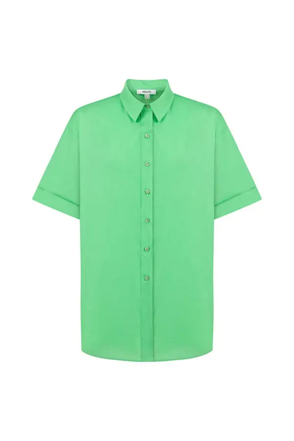 Oversized shirt with double sleeves. - 3