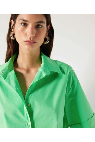 Oversized shirt with double sleeves. - 5