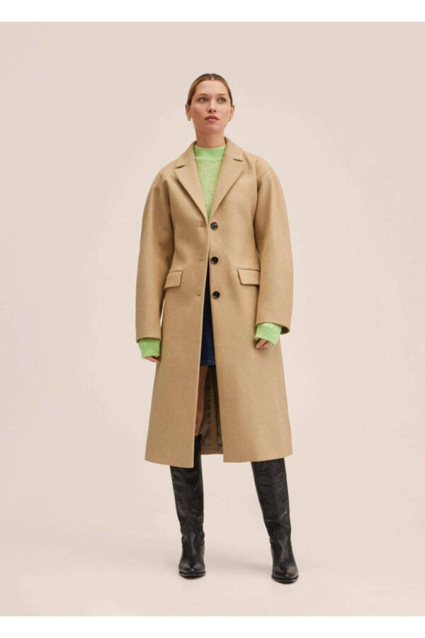 Oversized Wool Coat - 2