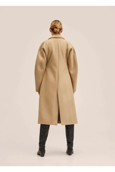 Oversized Wool Coat - 4
