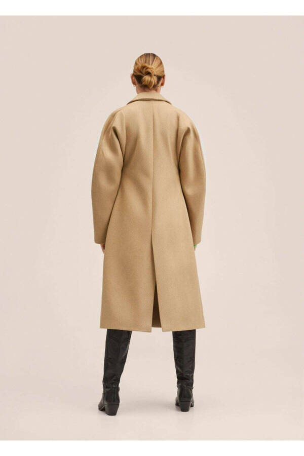 Oversized Wool Coat - 4