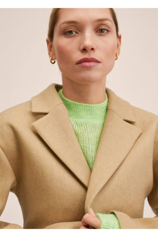 Oversized Wool Coat - 6