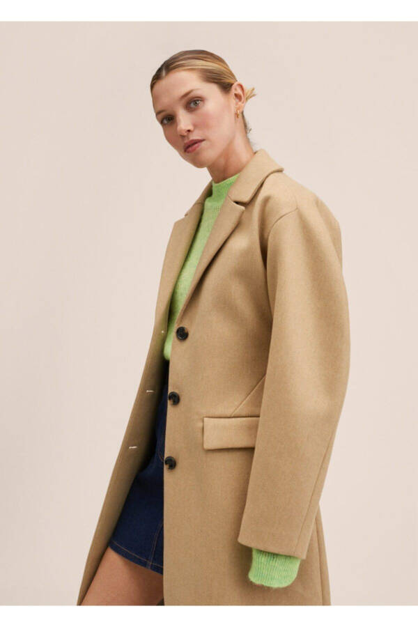 Oversized Wool Coat - 7