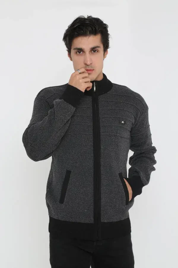 Oversized Zip-Up Battal Coat for Men - 4
