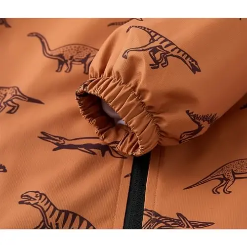 Ovovod Boys Olinadigan Kaputli Yengil Yomg'ir Kurtkasi Bolalar uchun Shamoldan Himoya - 5