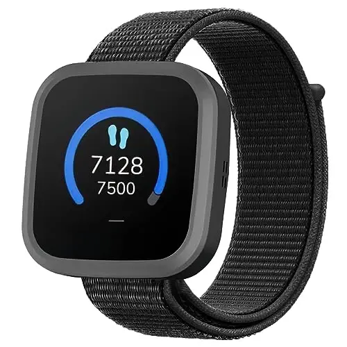OWKEY Nylon Band Replacement Compatible with Garmin Bounce Kids Watch, Hook & Loop Design Easy for Kids to Put On & Off, Breathable & Washable 