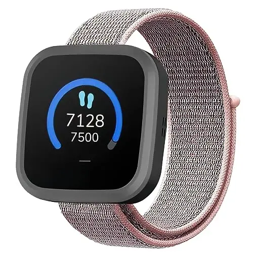 OWKEY Nylon Band Replacement Garmin Bounce Kids Watch bilan mos keladi, Ilgak va Loop dizayni Bolalar uchun Yechish va Kiyish oson, Nafas oladigan va Yuviladigan - 1