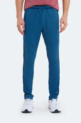 OXFORD I Men's Zipper Pocket Petrol Tracksuit Bottoms-Petrol - SLAZENGER (1)