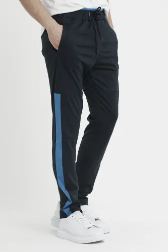 Oxford Men's Tracksuit Bottoms Navy-Navy - SLAZENGER (1)