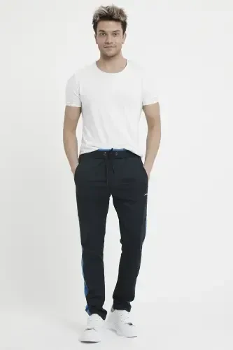 Oxford Men's Tracksuit Bottoms Navy-Navy - 3