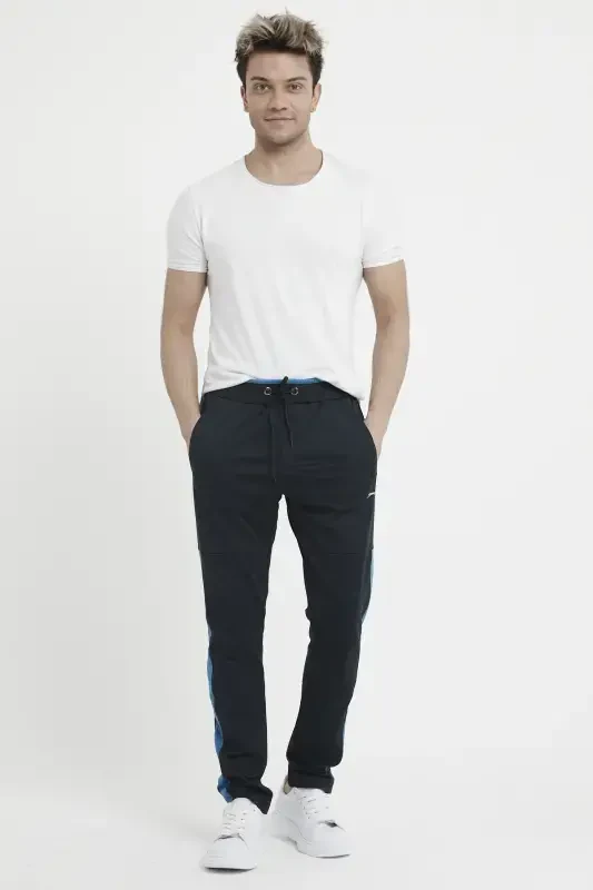 Oxford Men's Tracksuit Bottoms Navy-Navy - 3