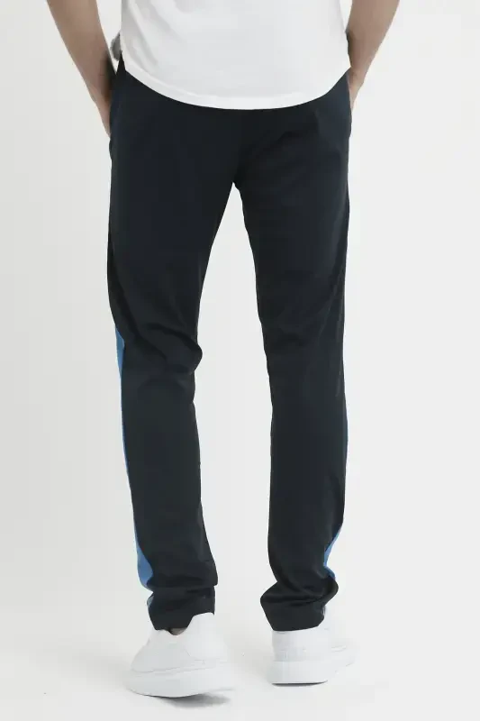 Oxford Men's Tracksuit Bottoms Navy-Navy - 4