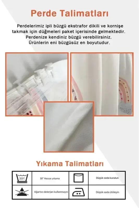 Oy oyunda uxlab yotgan ayiqcha bolalar xonasi 2 qanot fon pardasi - 1