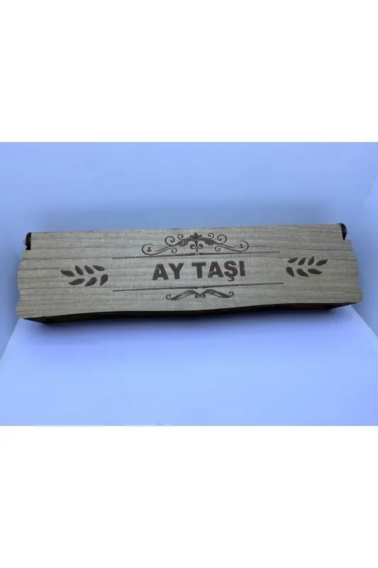 Oy toshi 33 dona qutuli tabiiy tosh tasbehi-oq20 - 5