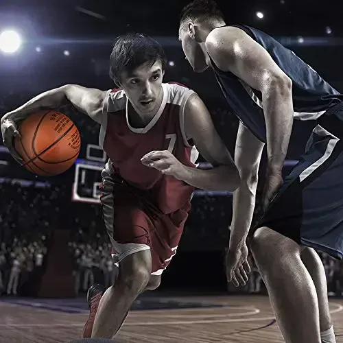 Oʻyilgan 29,5 dyuymli basketbol toʻpi - Oʻgʻil va nabira uchun shaxsiy uy/koʻcha oʻyini toʻpi - Rojdestvo, bitiruv, tugʻilgan kun uchun hech qachon yoʻqotmaysan ruhlantiruvchi sovgʻa - 5