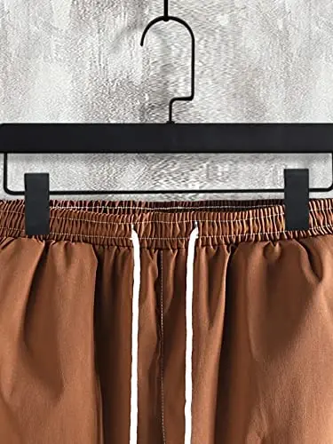 OYOANGLE Men's 2 Piece Outfits Tropical Print Striped Short Sleeve Button Down Hawaiian Shirt and Shorts Sets - 6