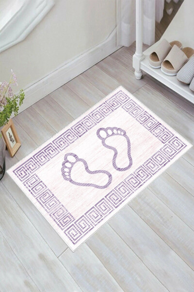 Oyoq izi hammom gilamcha 40cmx60cm pushti gilamcha 