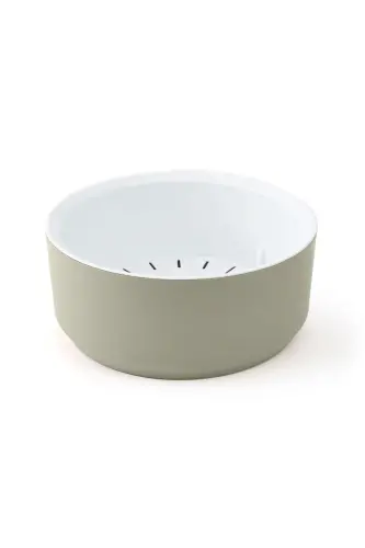 Oyoqqa o'rnatilgan Filtrli Kaktus Sukulent Menekşe Idish 0,7 Litr Krem 15cm Plastik Aranjman Idish №1 - 6